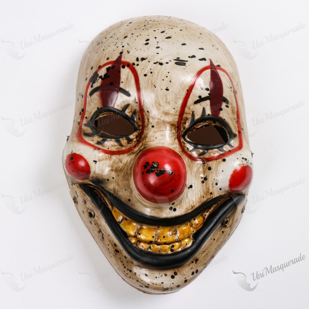 Happy Joker Clown Scary Halloween Mask